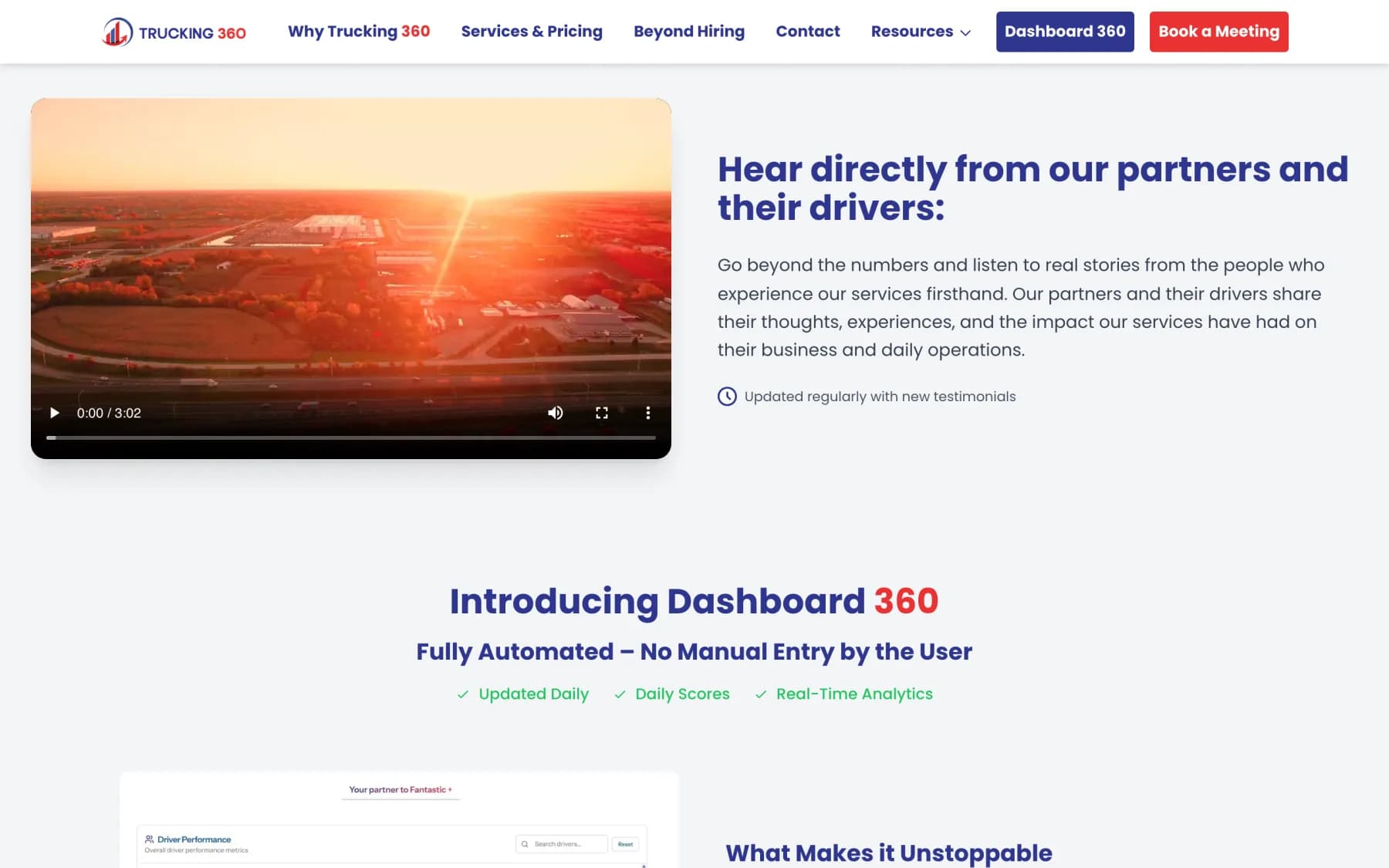 Partner testimonials